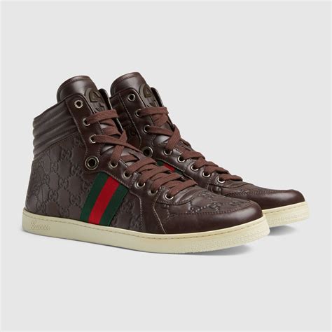 gucci mens sneakers|men's gucci sneakers clearance.